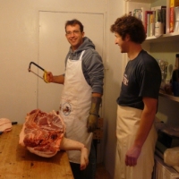 Butchering the pig